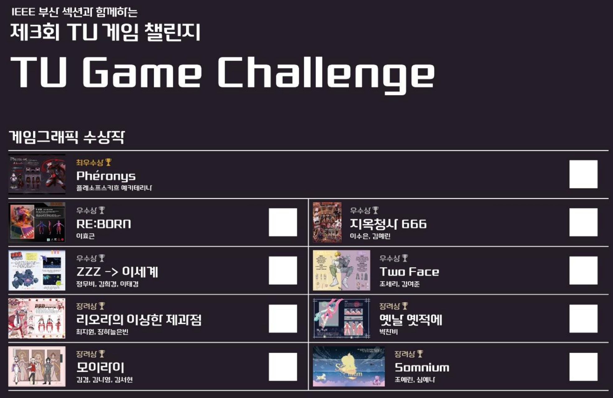 수상작 전시 보드 1